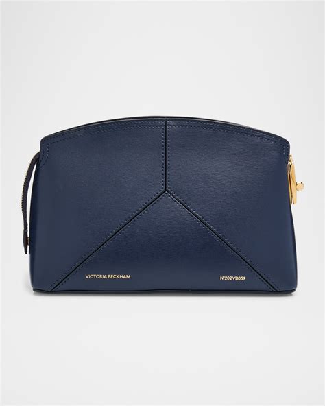 Victoria Beckham The Victoria Zip Leather Crossbody Bag